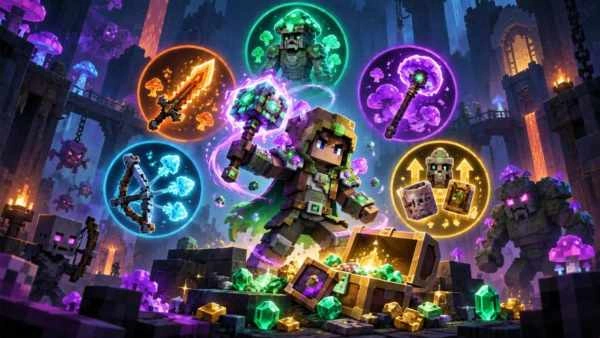 5 Best Minecraft Dungeons 2 Shifting Spore Builds to Maximize Your Loot