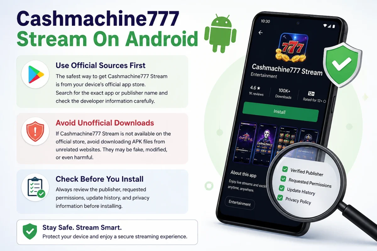 Cashmachine777 Stream On Android